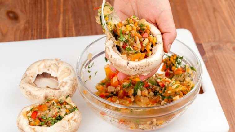 sebzeli mantar dolması tarifi